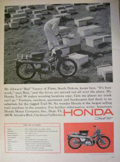 Honda Trail CT90 Ad - It's Busy Work